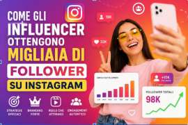 Come gli influencer ottengono migliaia di follower Instagram